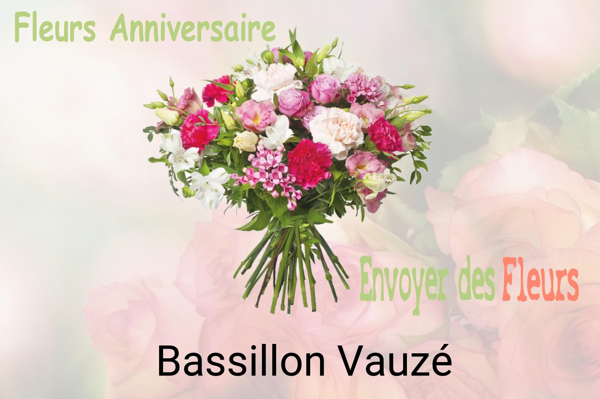 Bouquet de fleurs d’anniversaire livré à Bassillon-Vauzé