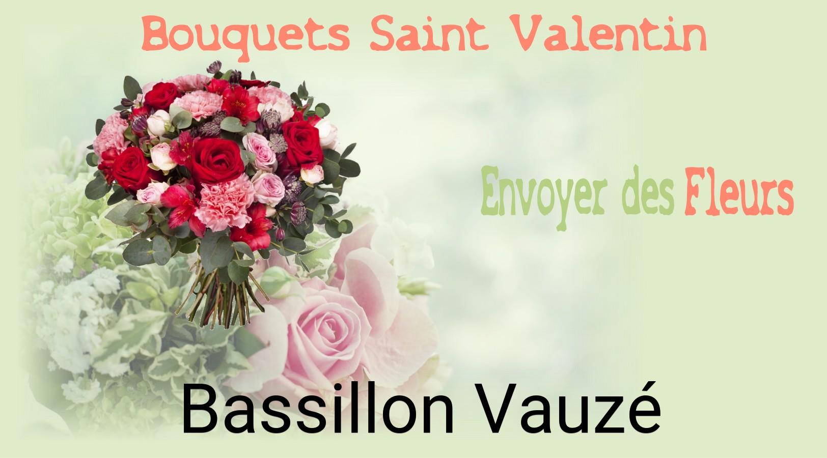 Roses de Saint-Valentin livrées à Bassillon-Vauzé